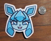 Image 2 of Slushie Face Icon - Vinyl Sticker