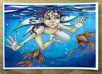 A5 Postcard - Swim