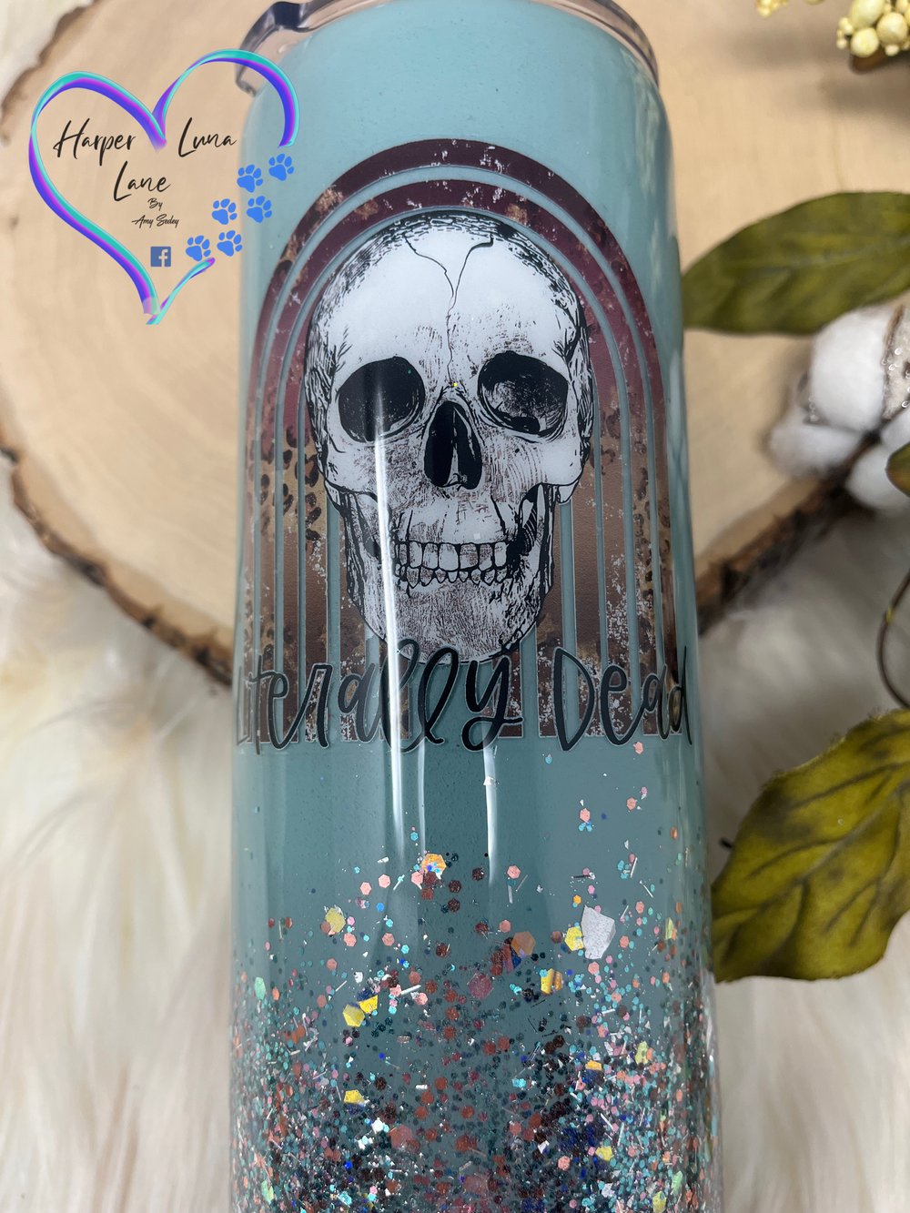 Image of 32oz Totally Dead Inside Tumbler