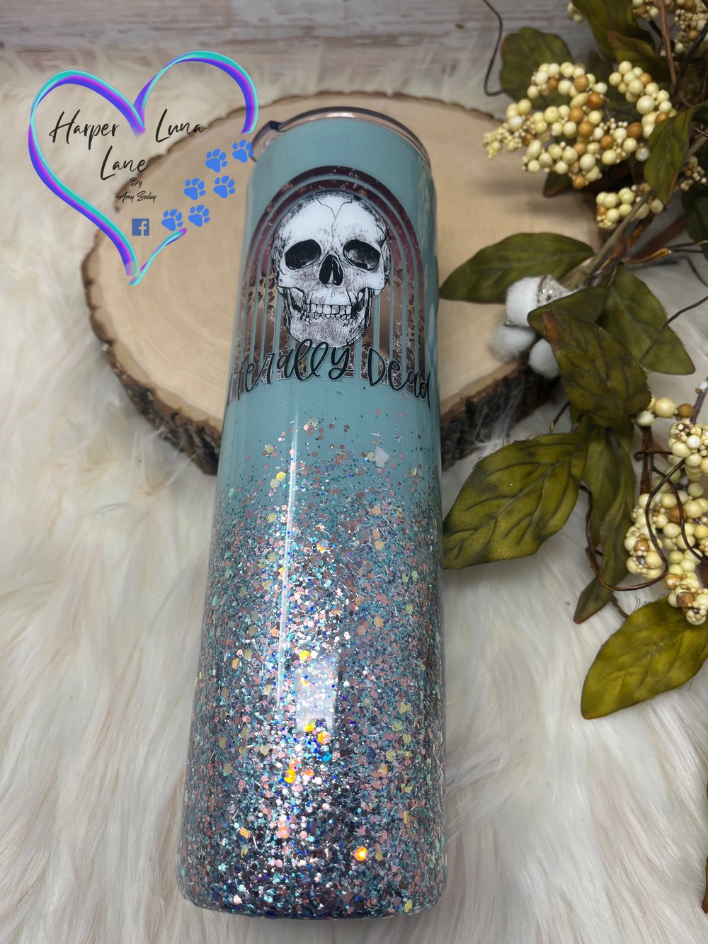 Image of 32oz Totally Dead Inside Tumbler