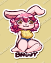 Chunky Bunny - Vinyl Sticker