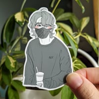 Image 2 of Airport Jungkook Sticker & Print