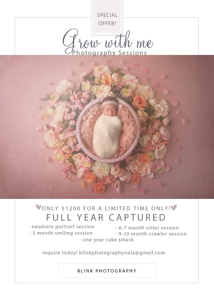 Image of NEWBORN GROW WITH ME PACKAGES