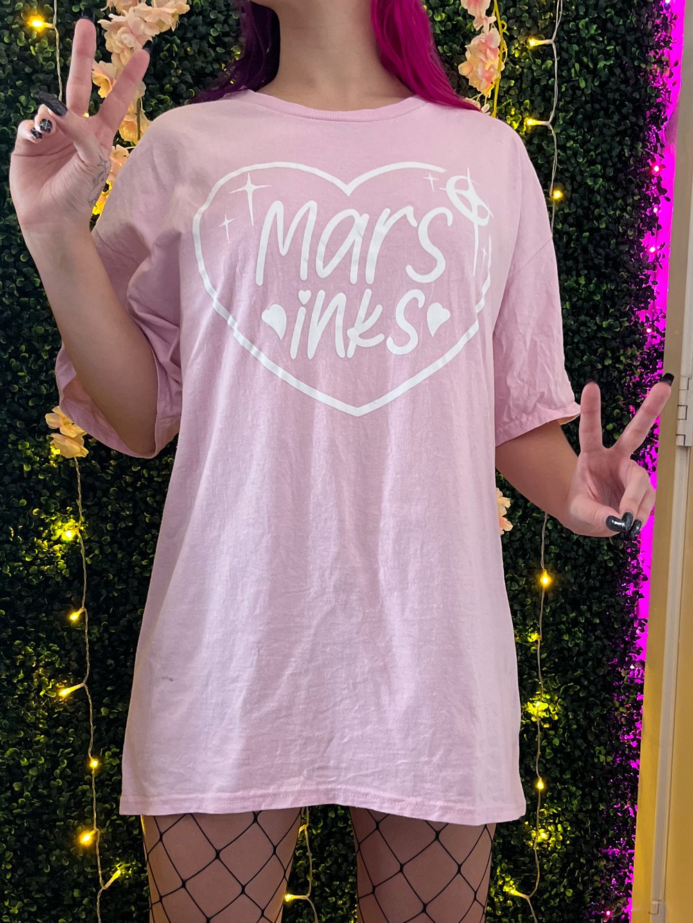 Image of Mars Cute Logo Pink Happy Boy Tee