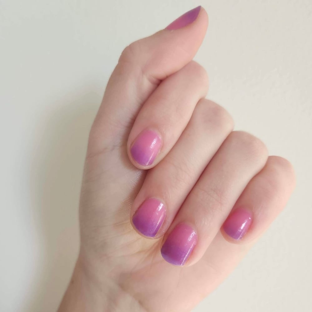 Hyper Pink Nail Polish Strip