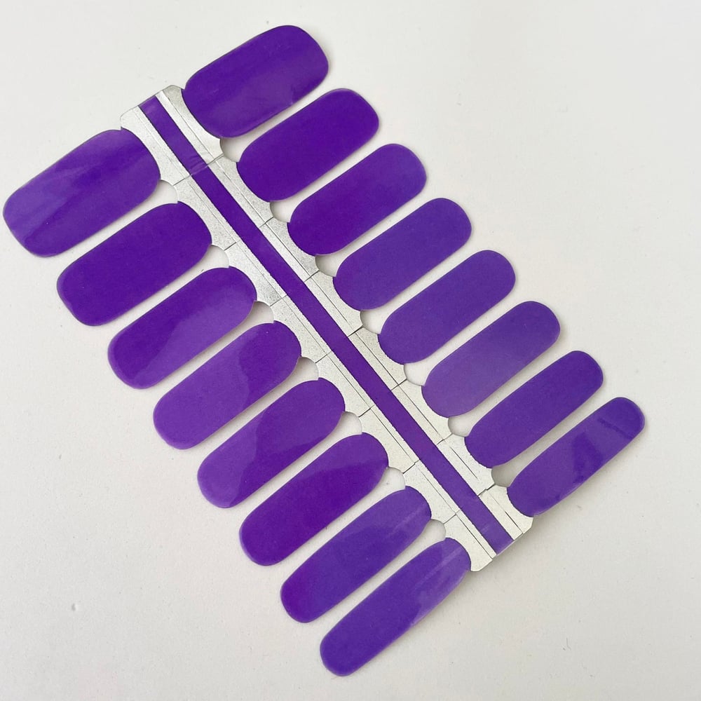 Hyper Blue Nail Polish Strip