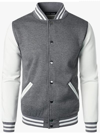 Image of Varsity Jacket Gray