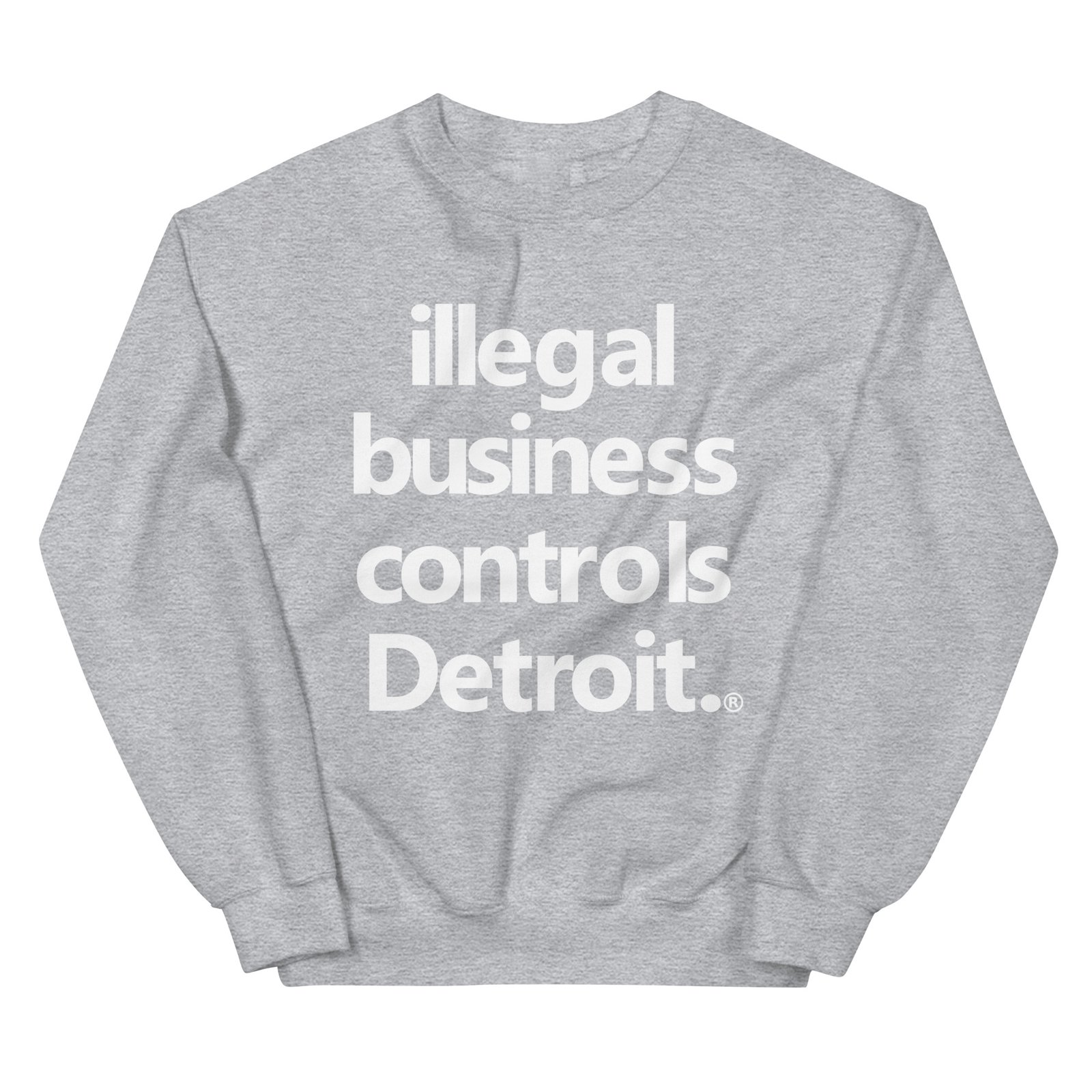 Illegal Business Controls Detroit Crewneck Sweatshirt (5 colors