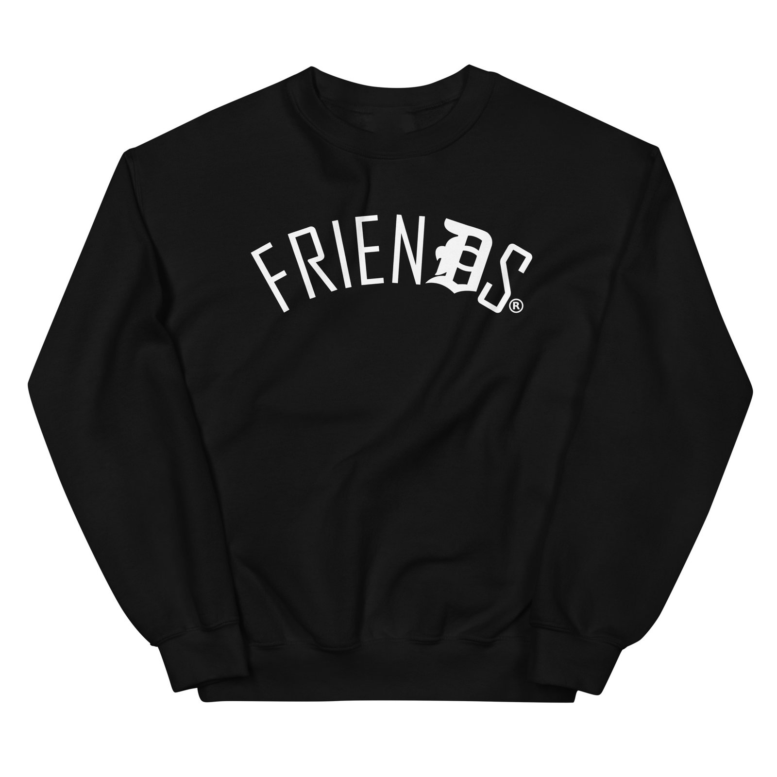 Friends logo crew neck sweatshirt hotsell