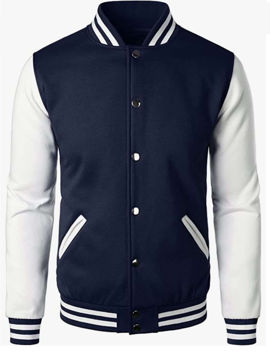 Varsity Jacket Navy Blue | Cold Harded