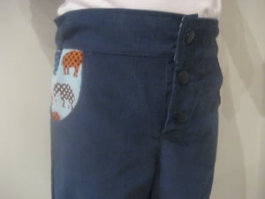 Image of Taylor turn-up trousers for little misters (two prints available)