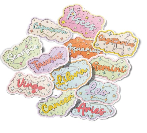 Zodiac Sign Sticker Pack