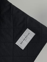 Image 3 of Quilted Tote Bag in Black