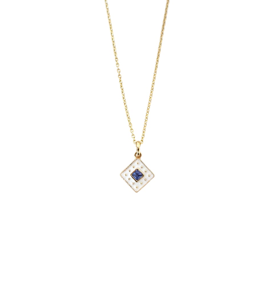 Image of EMMA BLUE SAPPHIRE NECKLACE