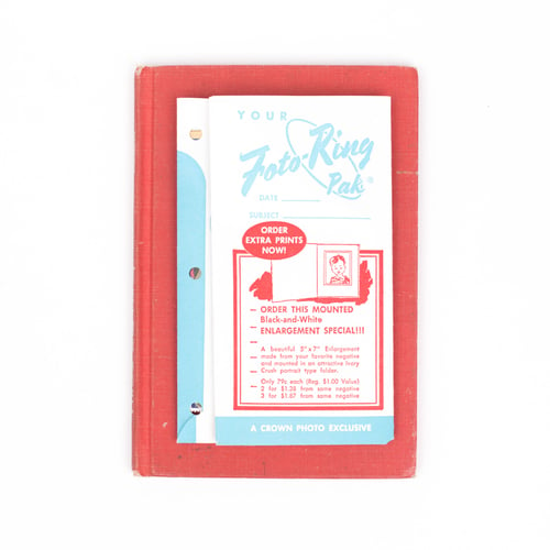 Image of Red + Blue Winter Ephemera Collection in Photo Envelope