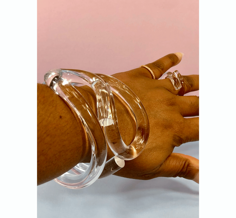 Image of LUCITE BANGLE