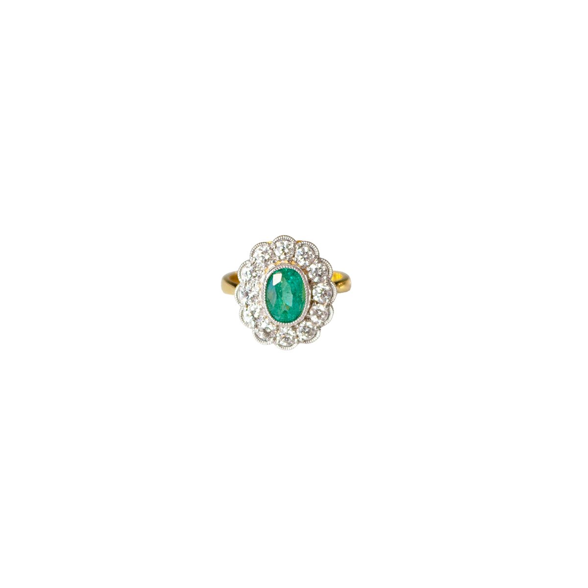 Image of D HEIRLOOM EMERALD RING