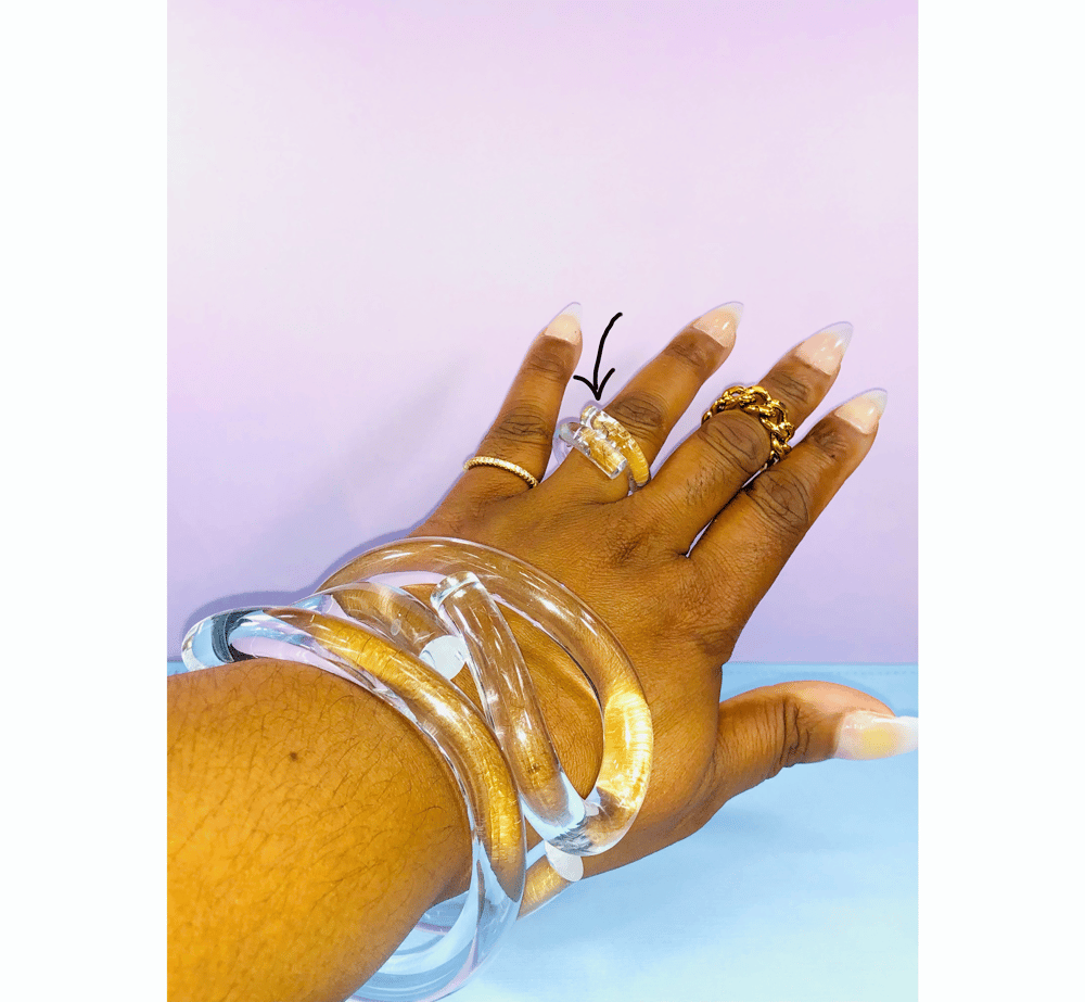 Image of LUCITE RING