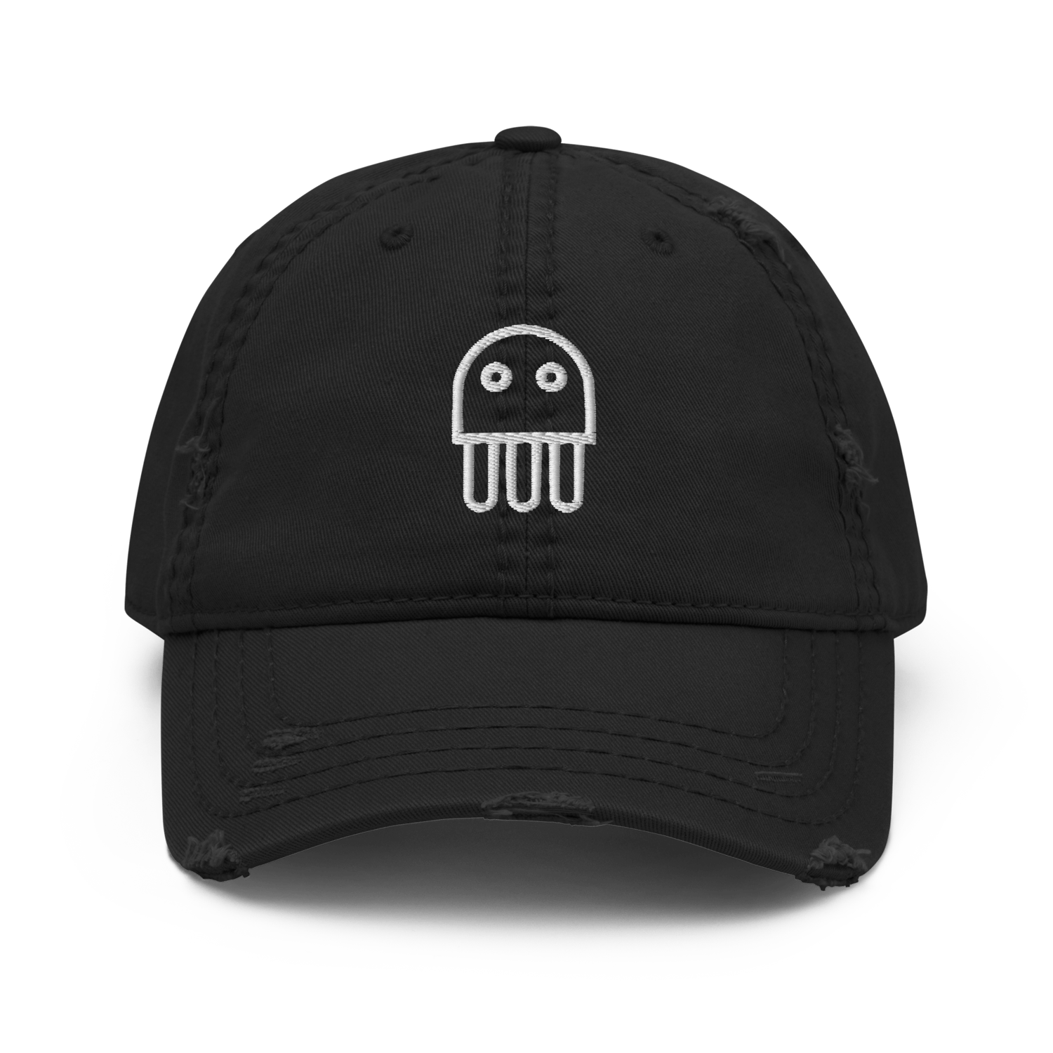 Image of Distressed Dad Hat | Otto Cap - Black