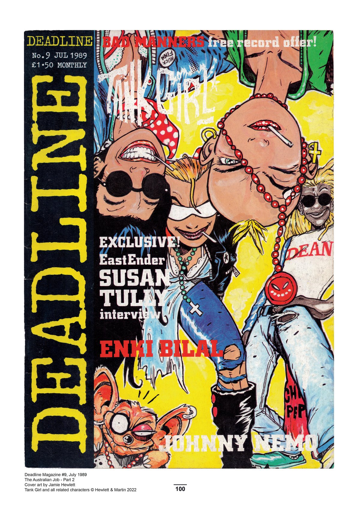 Image of TANK GIRL CCTBS POSTER MAGAZINE SPECIAL
