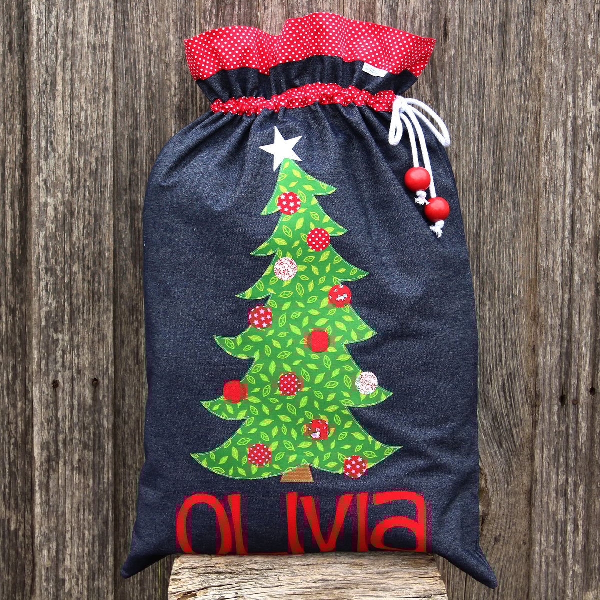 Image of Santa Sack Denim