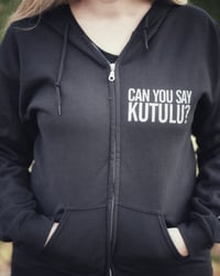 Image 1 of The Vision Bleak - Zipper Hoodie "Kutulu" Silver Edition