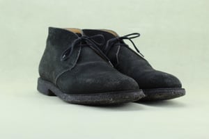 Image of Ryder navy suede VINTAGE by Church's.