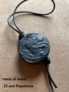 Ceramic keychain - reproduction of an Etruscan coin