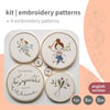 Kit_to embroider is to sprout from the thread