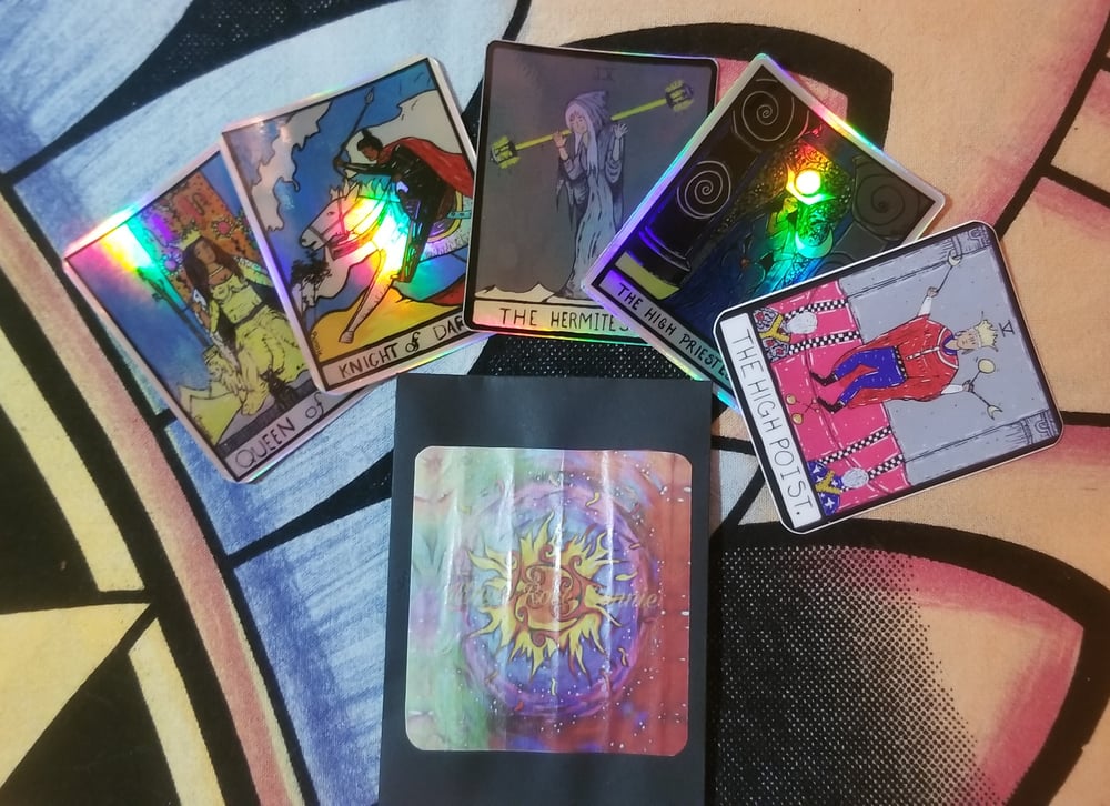 Flowarts Tarot Cards and Stickers
