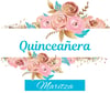 Quinceanera (Flowers) Skinny Tumbler - 20 oz