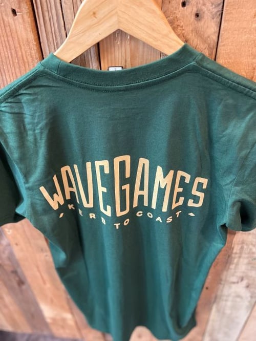 Image of Wave Games Classic Logo Tee Forest Green