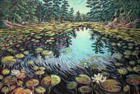 Image 1 of Lost In Waterlilies Print