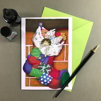 Image 3 of A5 Christmas Cards - Gingerbread - Set of 4