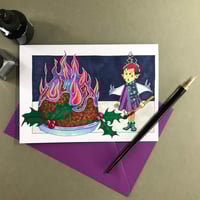 Image 5 of A5 Christmas Cards - Gingerbread - Set of 4