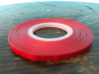 Image 1 of Burlington Recording Cassette Pro Audio 1/8" x 108' Red Splicing Tape