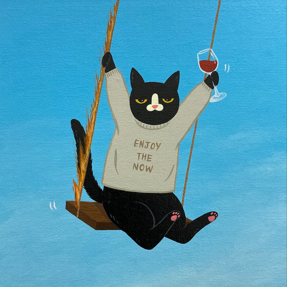 Image of My Tail Might Catch On Fire, But Not A Single Drop Of Wine Will Be Spilled (O)