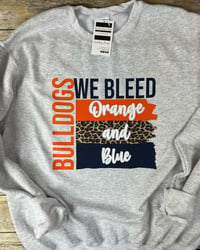 Image 1 of Bulldogs - We Bleed Orange and Blue