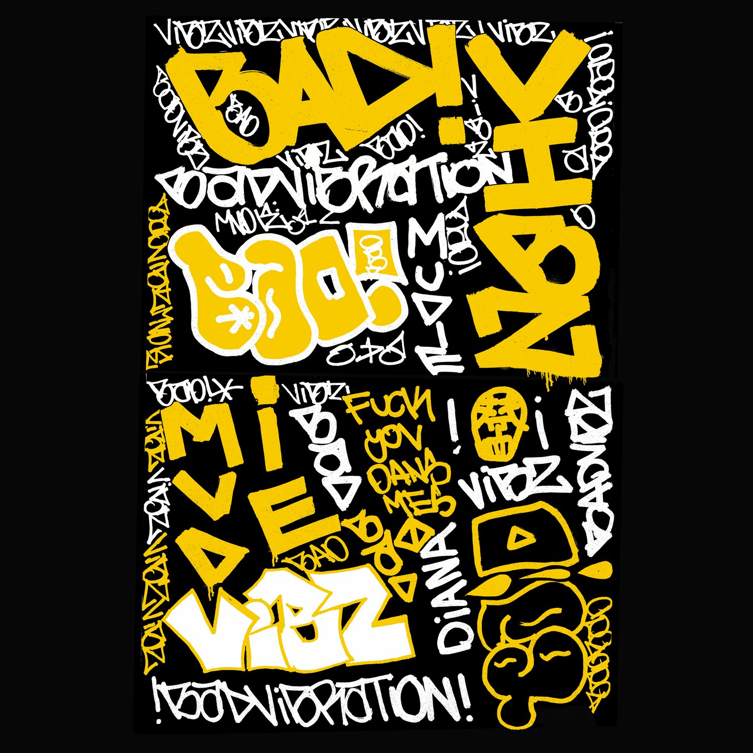 Image of Bad Vibez Graffiti T-Shirt