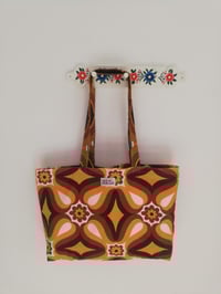 Image 2 of 70s groovy tote XL
