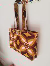 Image 1 of 70s groovy tote XL