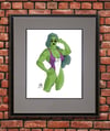 She Hulk Art Print