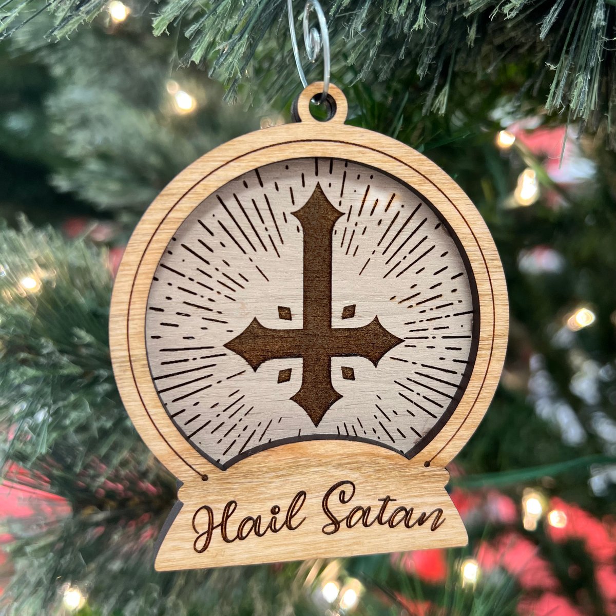 Hail Satan - Holiday Ornament