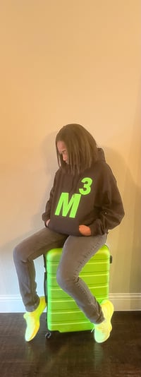 M3 Logo Black Hoodie