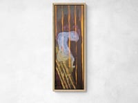 Image 2 of "Look up - be here now" - earth toned original, intuitive, collector acrylic art on canvas.