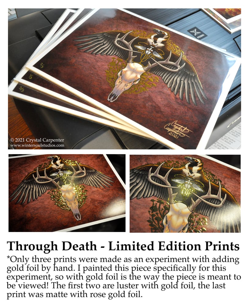 Image of Through Death  - Collectible Art Print