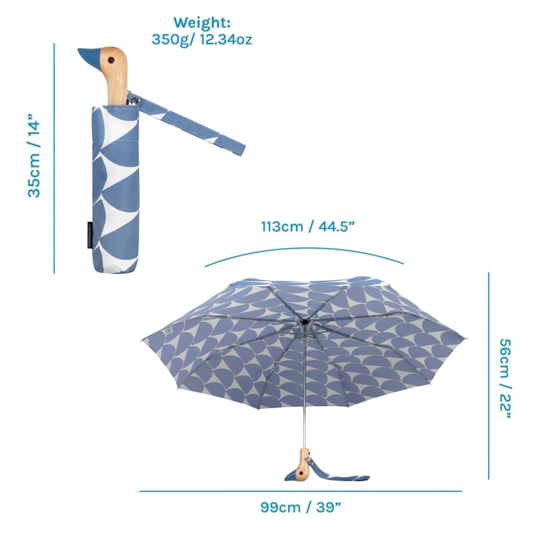 PARAPLUIE CANARD DENIM MOON, ORIGINAL DUCKHEAD Image 4