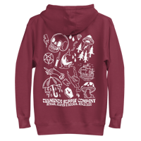 Image 2 of Flash Hoodie (Maroon)