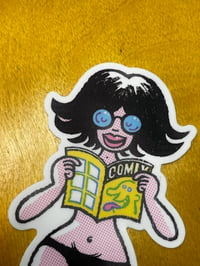 Image 3 of Comix Girl sticker!