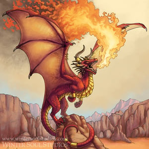 Image of King of Fire - Art Print